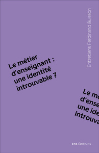 Image de Le métier d'enseignant, une identité introuvable?
