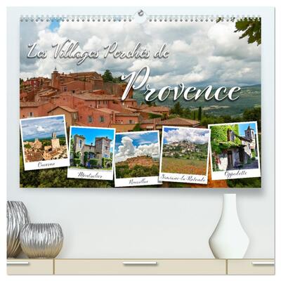 Picture of Les villages perchés de Provence (Calendrier mural haut de gamme 2027 DIN A2 vertical), CALVENDO calendrier mensuel