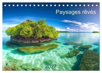 Picture of Paysages rêvés (Calendrier de bureau 2027 DIN A5 vertical), CALVENDO calendrier mensuel
