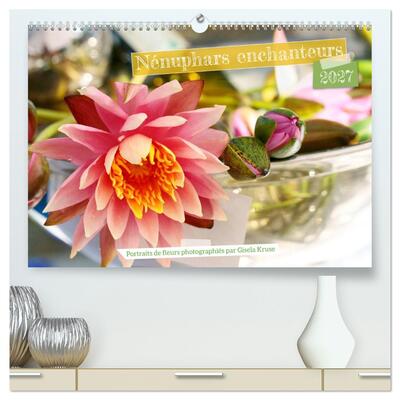 Image de Nénuphars enchanteurs (Calendrier mural haut de gamme 2027 DIN A2 vertical), CALVENDO calendrier mensuel