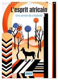 Image de L'esprit africain (Calendrier mural 2027 DIN A4 horizontal), CALVENDO calendrier mensuel
