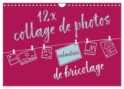 Picture of 12 x collage de photos - calendrier de bricolage (Calendrier mural 2027 DIN A4 vertical), CALVENDO calendrier mensuel