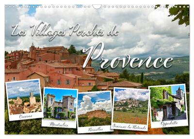 Image de Les villages perchés de Provence (Calendrier mural 2027 DIN A3 vertical), CALVENDO calendrier mensuel