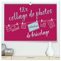 Picture of 12 x collage de photos - calendrier de bricolage (Calendrier mural haut de gamme 2027 DIN A2 vertical), CALVENDO calendrier mensuel