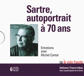 Image de Sartre, autoportrait à 70 ans