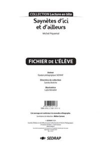 Picture of SAYNETES D'ICI ET D'AILLEURS - LE FICHIER