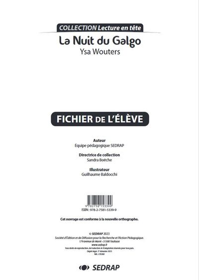 Image de La nuit du Galgo - FICHIER