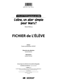 Image de COLINE, UN ALLER SIMPLE POUR MARS ? - FICHIER