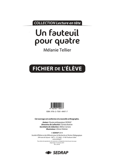 Image de UN FAUTEUIL POUR QUATRE - LE FICHIER