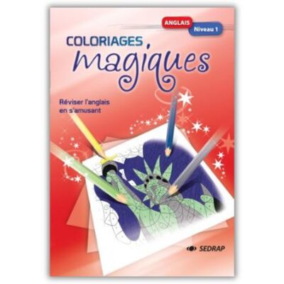 Image de COLORIAGES MAGIQUES ANGLAIS Niveau 1