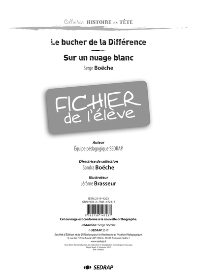 Picture of LE BUCHER DE LA DIFFERENCE - LE FICHIER PEDAGOGIQUE