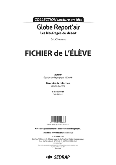 Image de GLOBE REPORT'AIR - LES NAUFRAGES - FICHIER
