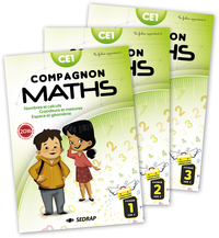 Image de COMPAGNON MATHS CE1 - FICHIERS ELEVE 3 VOL - EDITION 2016
