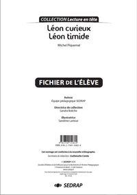 Picture of LEON CURIEUX, LEON TIMIDE - LE FICHIER