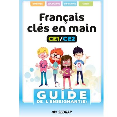 Picture of FRANCAIS CLES EN MAIN CE1 CE2 - GUIDE ENSEIGNANT - ED.2020