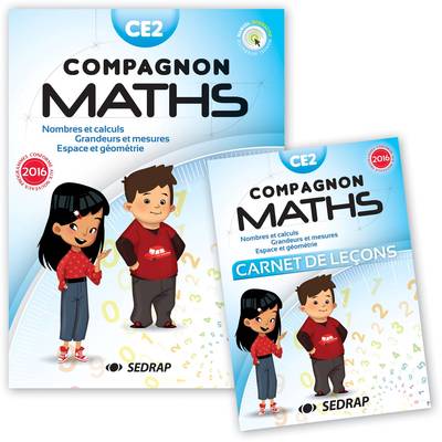 Image de COMPAGNON MATHS CE2 MANUEL EDT 2017