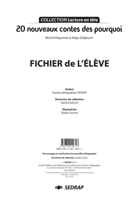 Image de 20 NOUVEAUX CONTES DES POURQUOI - FICHIER