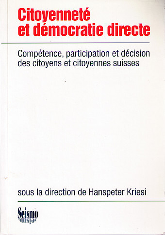 Picture of Citoyenneté et démocratie directe