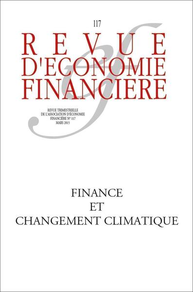 Picture of Changement climatique et finance durable - N°117 - Mars 2015