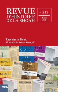Image de Revue d'Histoire de la Shoah N°211