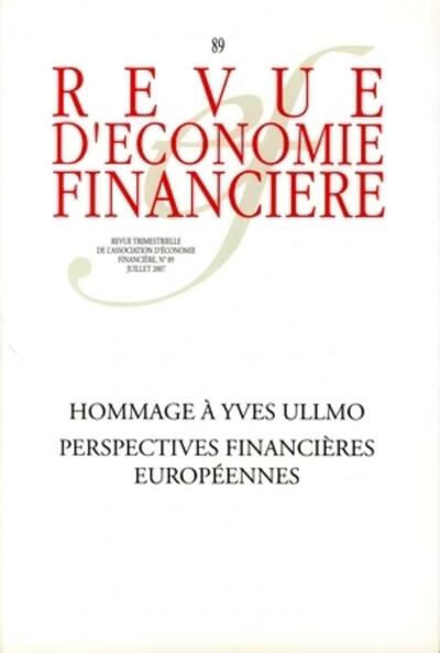 Image de Hommage à Yves Ullmo. Perspectives financières européennes
