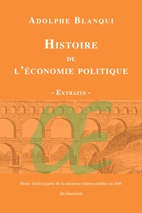 Image de Histoire de l'Économie politique en Europe des Anciens jusqu'à nos jours