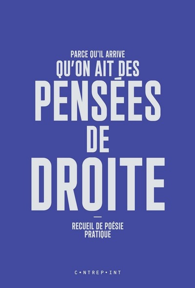 Picture of Parce qu'il arrive qu'on ait des pensées de droite