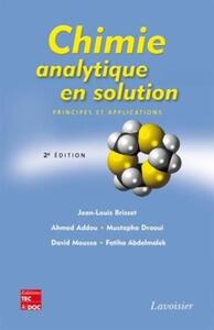 Image de Chimie analytique en solution. Principes et applications (2° Éd.)
