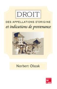 Picture of Droit des appellations d'origine et indications de provenance