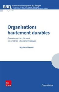 Picture of Organisations hautement durables. Gouvernance, risques et critères d'apprentissage