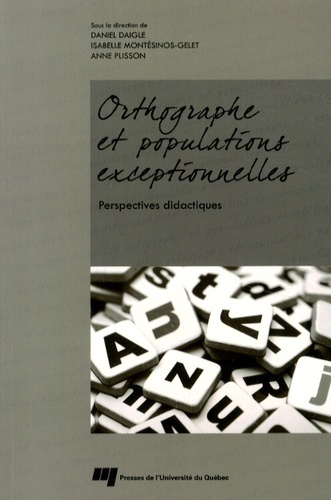 Picture of ORTHOGRAPHE ET POPULATIONS EXCEPTIONNELLES