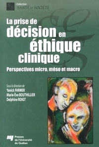 Picture of PRISE DE DECISION EN ETHIQUE CLINIQUE
