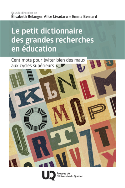 Image de Le petit dictionnaire des grandes recherches en éducation