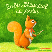 Image de Robin l'écureuil du jardin