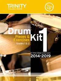 Picture of TRINITY COLLEGE LONDON : DRUM KIT 2014-2019 BOOK 1  PERCUSSION TEACHING MATERIAL + CD