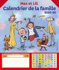 Picture of Calendrier de la famille Max et Lili 2025-2026