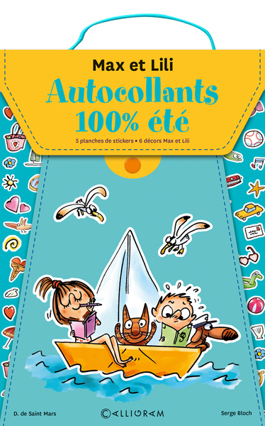 Image de Pochette autocollants Max et Lili 100% été