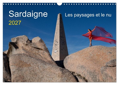 Image de Sardaigne - Les paysages et le nu (Calendrier mural 2027 DIN A3 vertical), CALVENDO calendrier mensuel