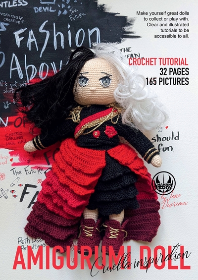 Picture of Amigurumi Doll - Cruella inspired crochet pattern