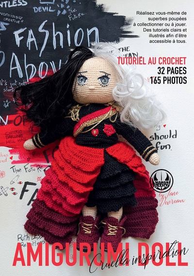 Picture of Amigurumi Doll - Patron au crochet inspiration Cruella