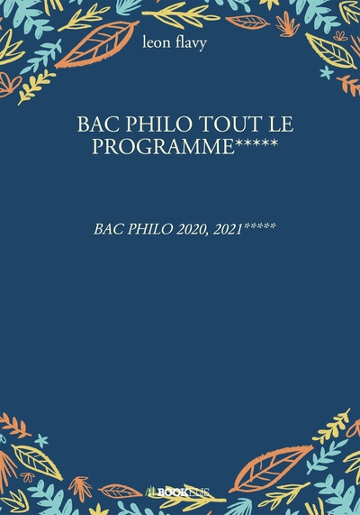 Image de BAC PHILO TOUT LE PROGRAMME*****