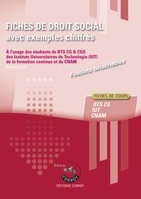 Picture of Fiches de  droit social avec exemples chiffrés
