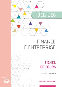 Image de UE6- Finance d'entreprise - Fiches de cours