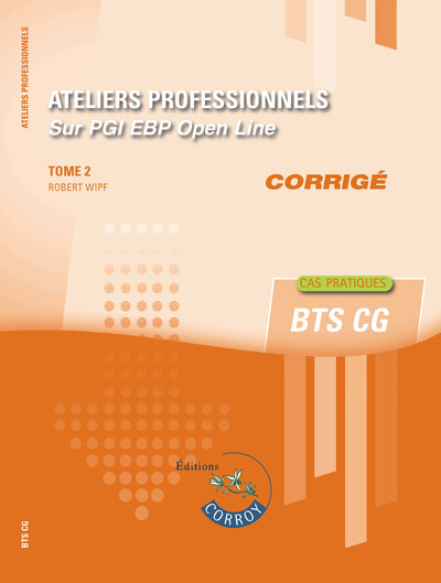 Image de Ateliers professionnels sur PGI EBP-T2- Corrigé