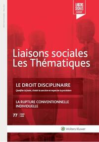Picture of Le droit disciplinaire - n°77 - Mars 2020