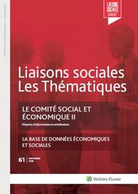 Image de Le comité social et économique II - N°61 Septembre 2018