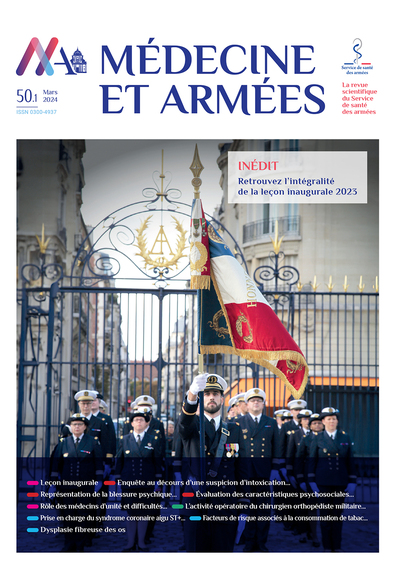 Picture of Médecine et Armées Vol.50 No.1