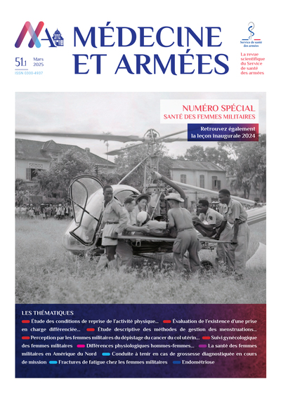 Picture of Médecine et Armées Vol.51 No.1