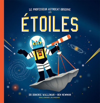 Image de Le professeur Astrocat observe les étoiles