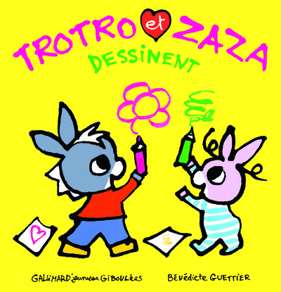 Image de Trotro et Zaza dessinent
